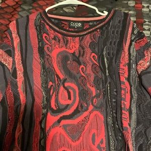 Red&Black Coogi sweater